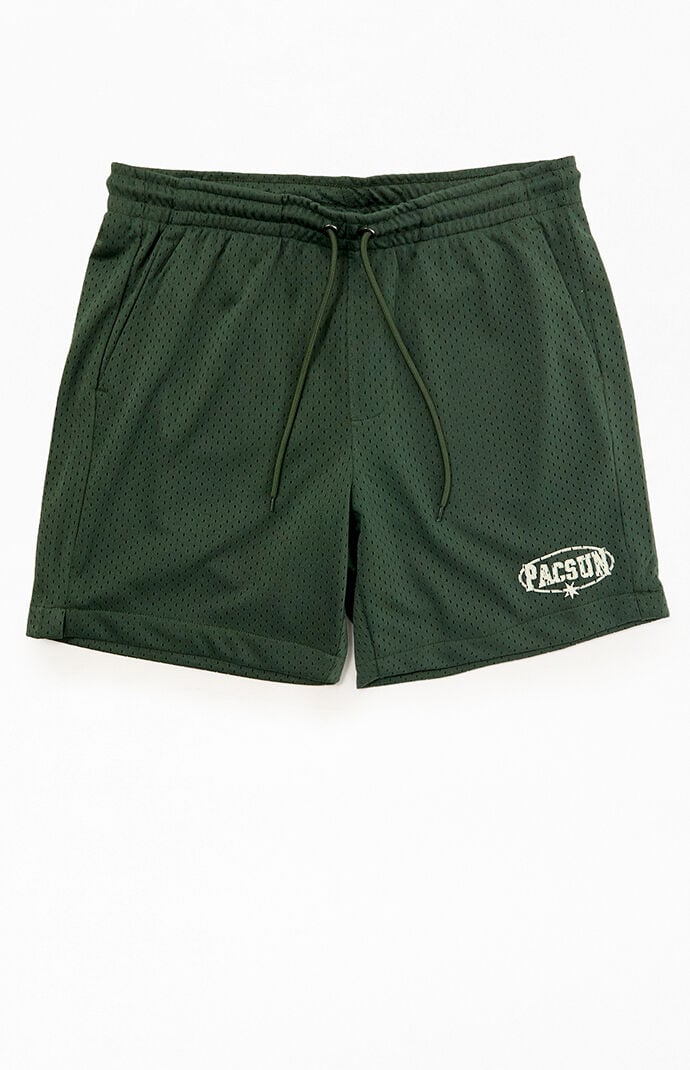 Pacsun Green Mesh Shorts