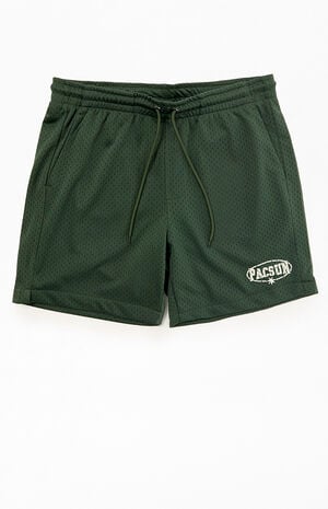 Green Mesh Shorts image number 1
