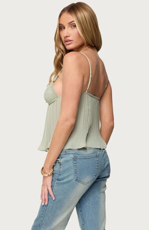 Rhian Lacey Pleated Babydoll Top image number 3