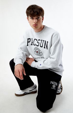 x PacSun Reverse Weave Crew Neck Sweatshirt image number 1