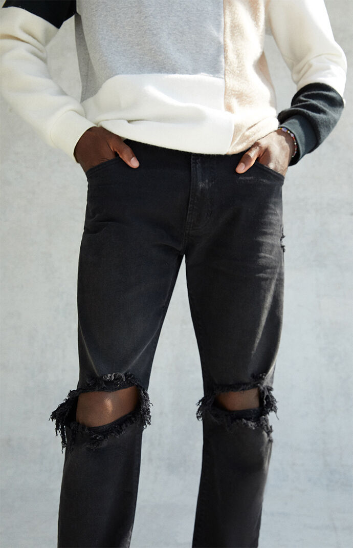 Loose Comfort Black Jeans