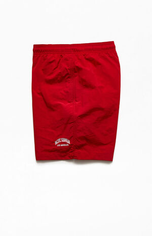 Collegiate Solid 17" Swim Trunks image number 3
