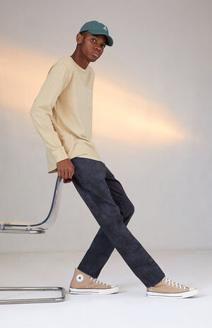 Tie Dyed Slim Taper Jeans image number 4