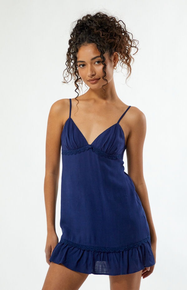 LA Hearts Aspyn Linen Babydoll Mini Dress | Pacsun LA Hearts Aspyn Linen Babydoll Mini Dress | Pacsun