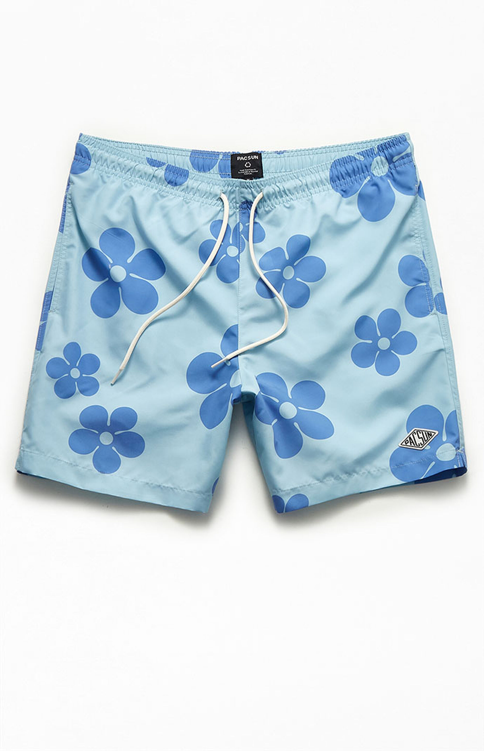 Pacsun Recycled Groove 17" Swim Trunks | Pacsun