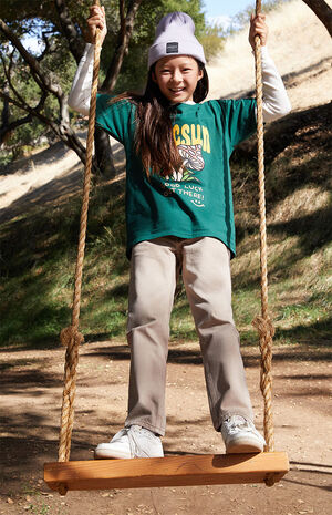 Chocolate Wide Leg Jeans image number 2