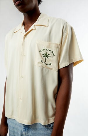 Palm Springs Embroidered Woven Camp Shirt Palm Springs Embroidered Woven Camp Shirt image number 3