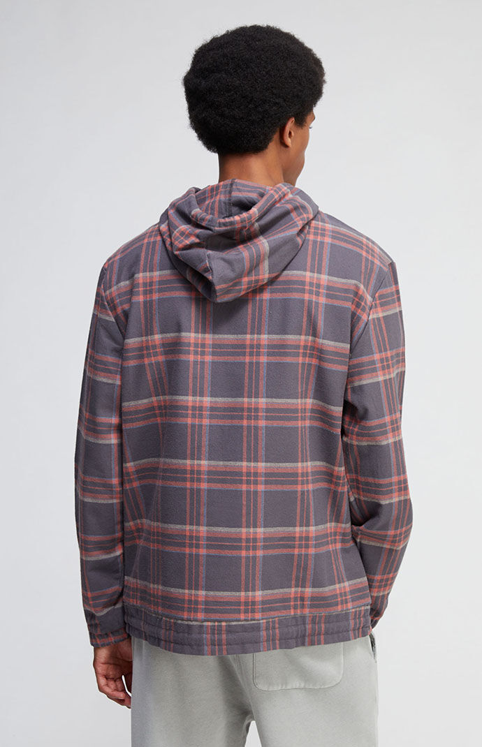 Flannel hoodie pacsun outlet