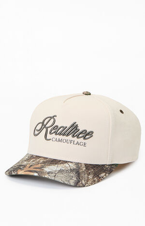 Realtree Camo Script Sport Club Snapback Hat image number 4