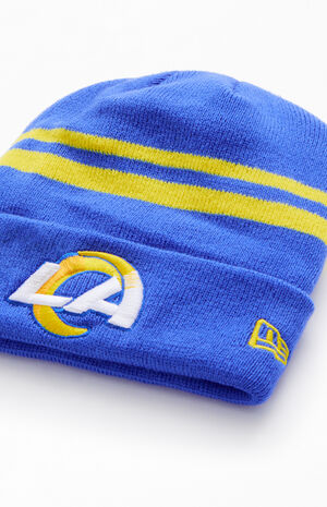 LA Rams Striped Beanie image number 2