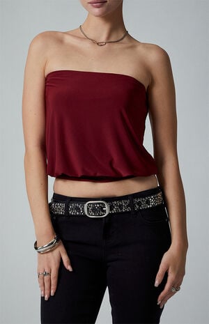 Penelope Strapless Bubble Tube Top image number 3