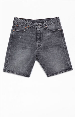 501 Dark Wash Hemmed Denim Shorts image number 1