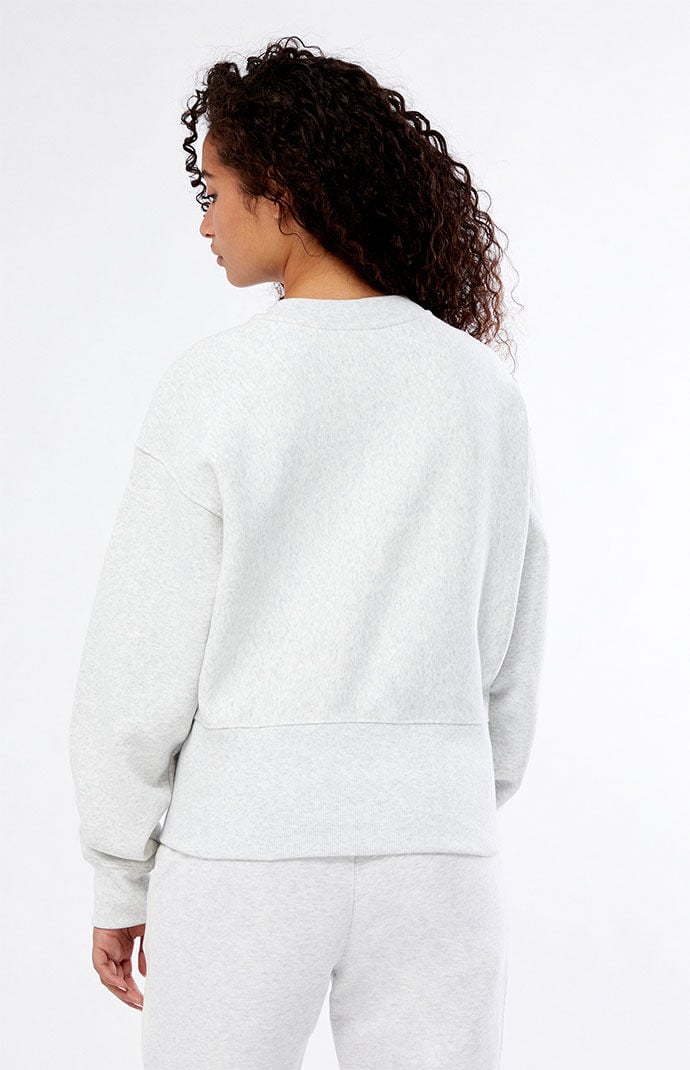 Champion henley sales button sweatshirt