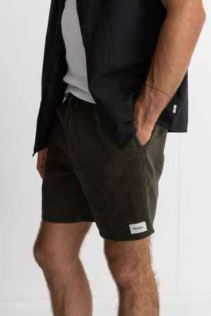 Olive Classic Corduroy Shorts image number 2