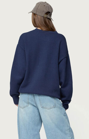 Priscila Oversized Crewneck Sweater image number 3