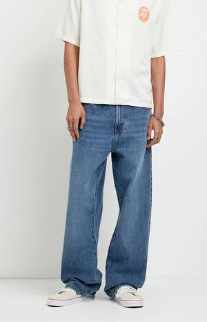 Dylan Baggy Jeans Medium Blue image number 2