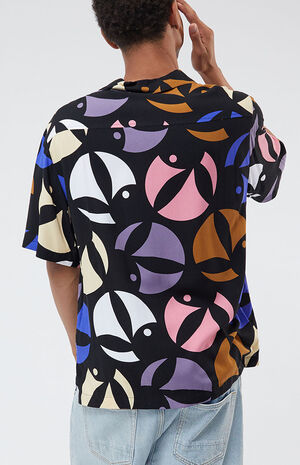 By PacSun Tri Dot Woven Camp Shirt image number 4