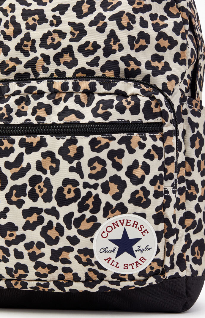 converse leopard print backpack