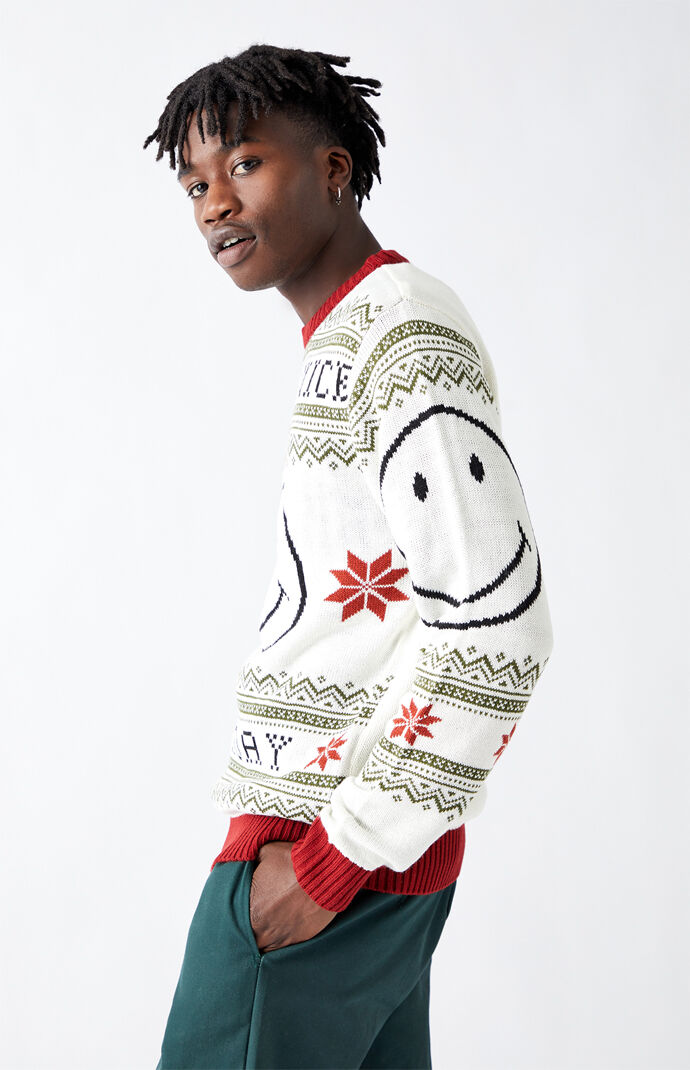 Smiley Holiday Sweater