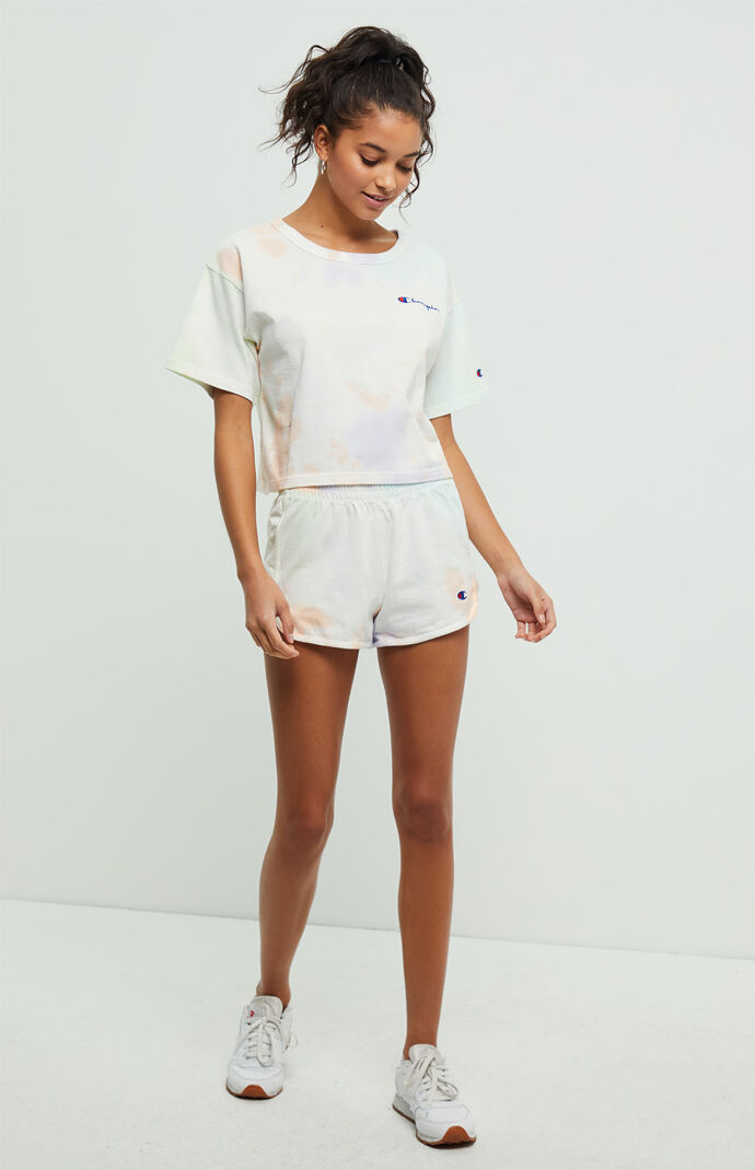 Cloud Dye Cropped T-Shirt