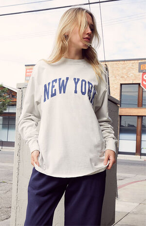 New York Patch Long Sleeve T-Shirt image number 2