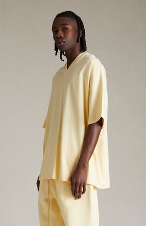 Garden Yellow V-Neck T-Shirt image number 2