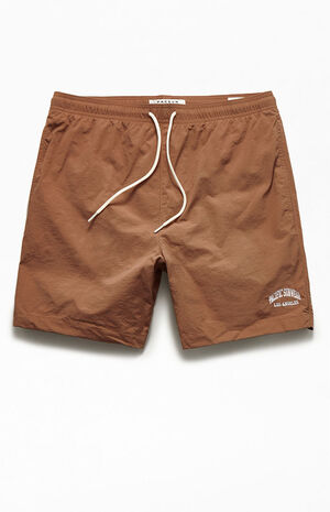 Solid Collegiate 6.5" Swim Trunks image number 1