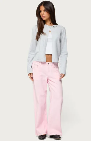 Petite Roman Low Rise Slouchy Jeans image number 4