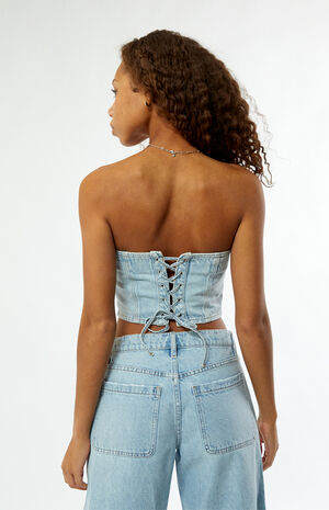 Aries Denim Corset Top image number 3