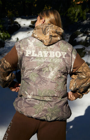 By PacSun Camo Puffer Vest image number 4