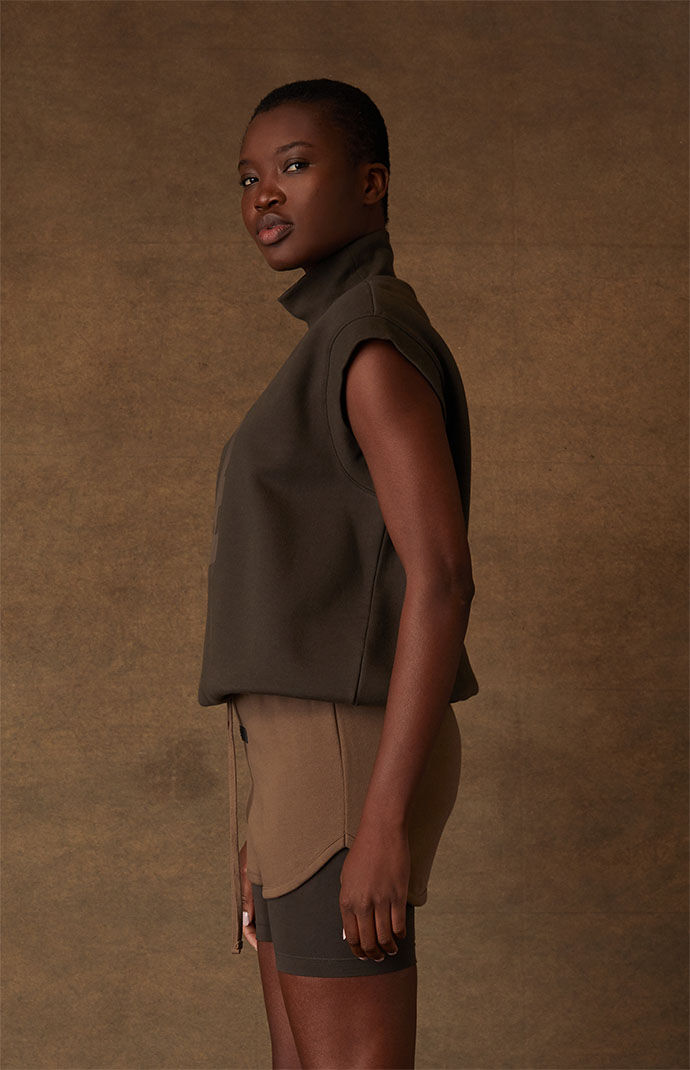 Sleeveless sweatshirt online women's