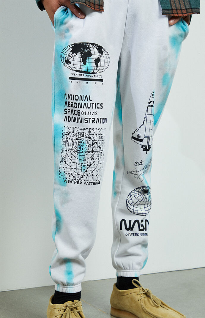 Tie-Dyed NASA Sweatpants