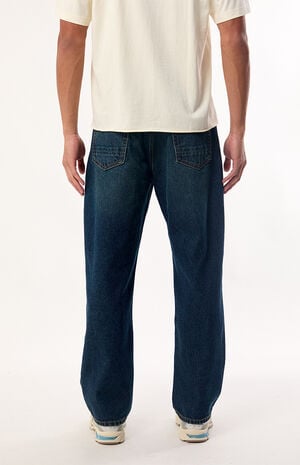 Logan Relaxed Straight Jeans Dark Indigo image number 4