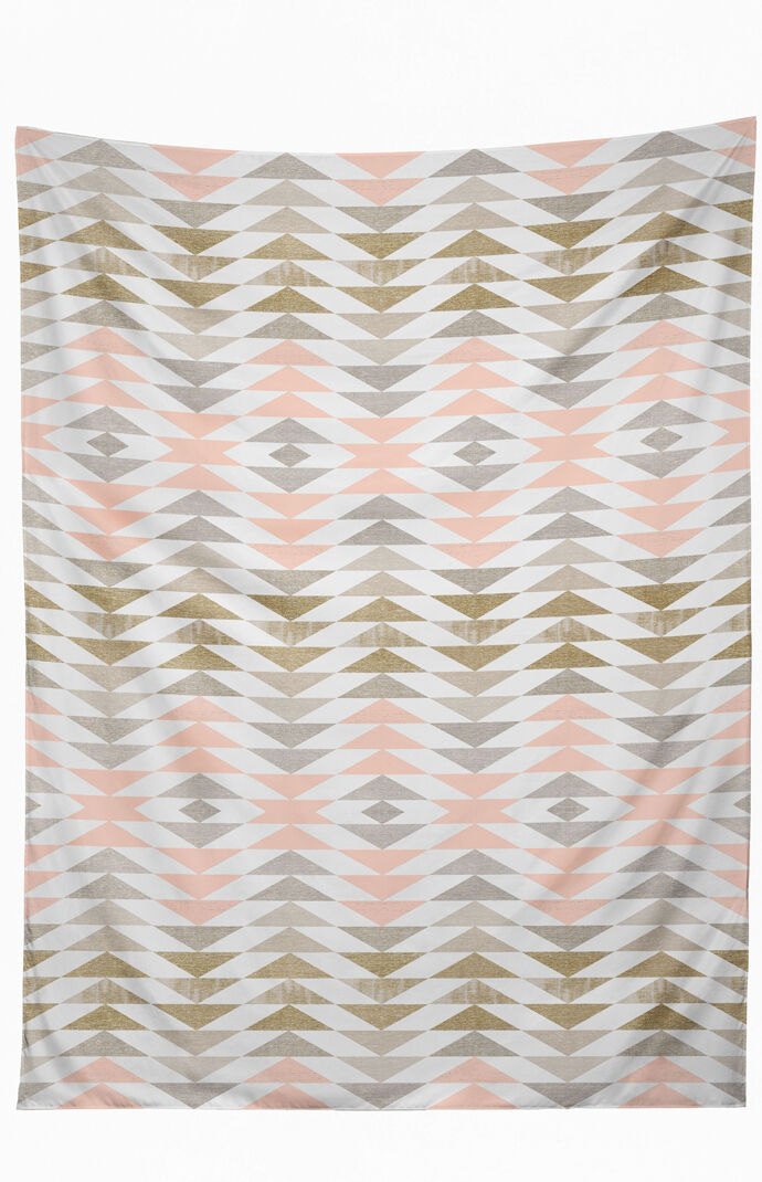 Metallic Triangles Tapestry