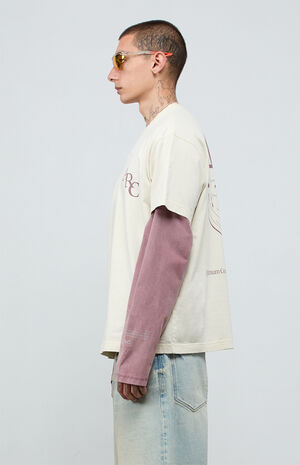 Optimum Light Gray Vintage Wash Heavyweight Oversized T-Shirt image number 4