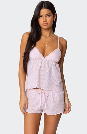 Talula Eyelet Babydoll Top image number 1