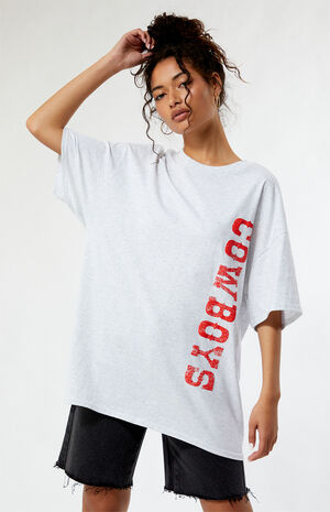 Cowboys Wyoming Oversized T-Shirt image number 1