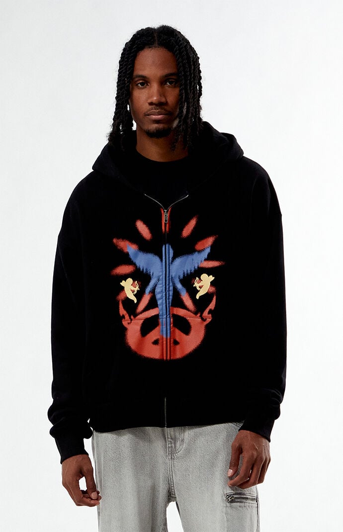 Pacsun Peace Full Zip Hoodie | PacSun