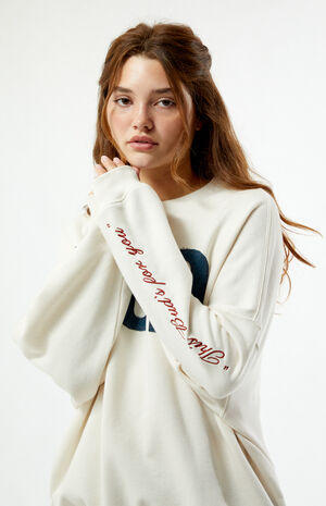By PacSun Denim Crew Neck Sweatshirt image number 2