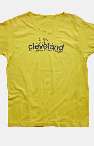 80s Cleveland Cars, Bars, Weirdos V-neck Graphic T-Shirt image number 3