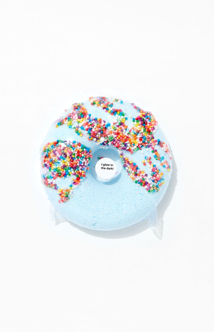 Blue Donut Glow Bath Bomb