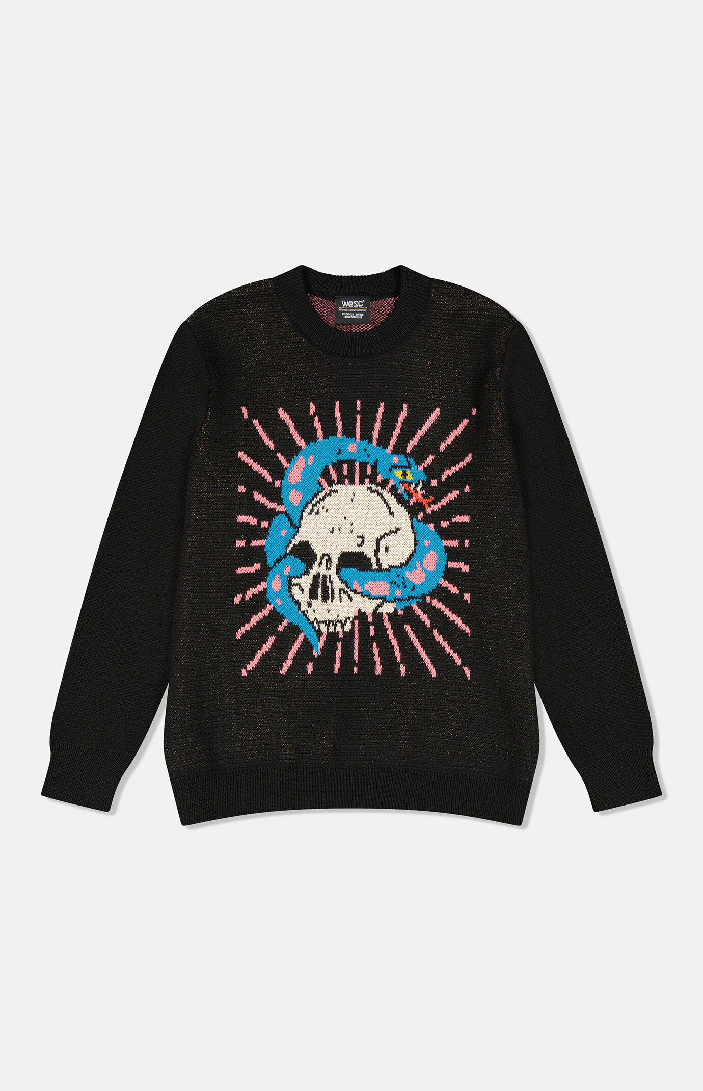 WeSC Leon Skull Snake Crew Neck Sweater | Liberty Center