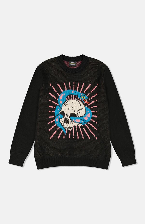WeSC America Inc Leon Skull Snake Crew Neck Sweater