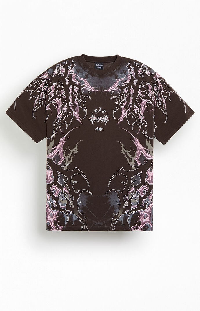 Civil Men's Brown Chaos Protocol Acot T-shirt