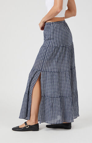 Plaid Maxi Skirt image number 3