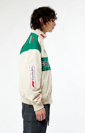 x PacSun Brown Pole Position Jacket image number 4