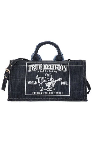 Bling Buddha East West Jean Tote Bag image number 1