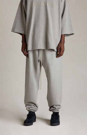 Dark Heather Oatmeal Sweatpants image number 2