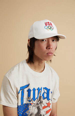 Team USA  Corduroy Strapback Dad Hat image number 2