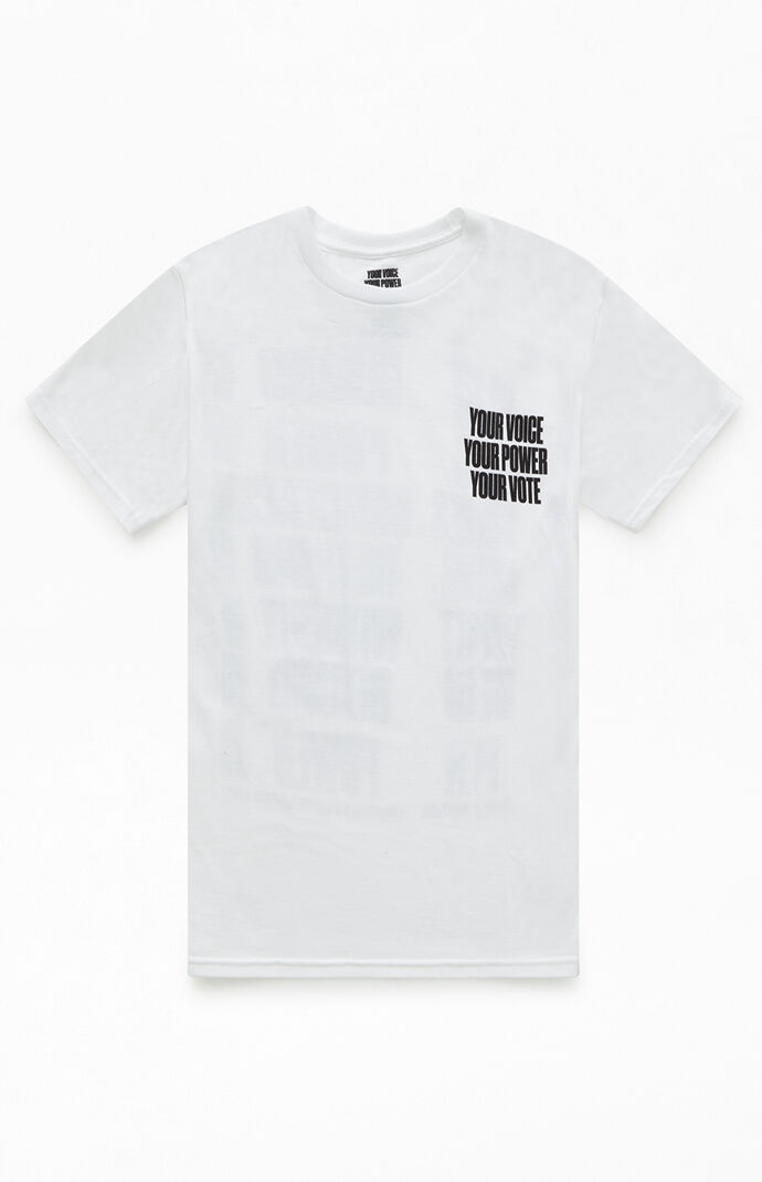 x Sony Music Your Voice, Your Power, Your Vote T-Shirt